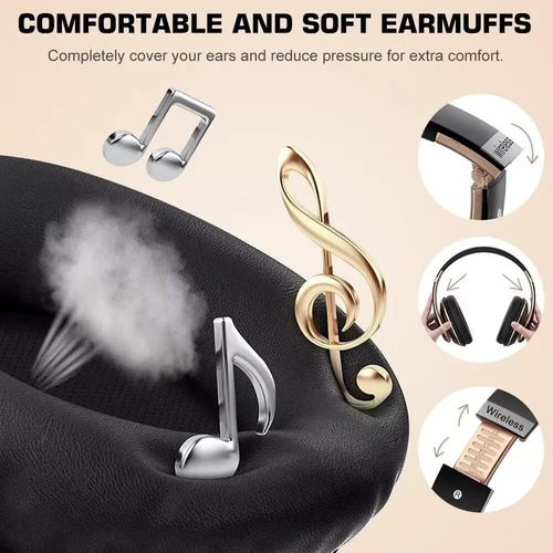 Audifonos Diadema Inalambricos Bluetooth Con Mic