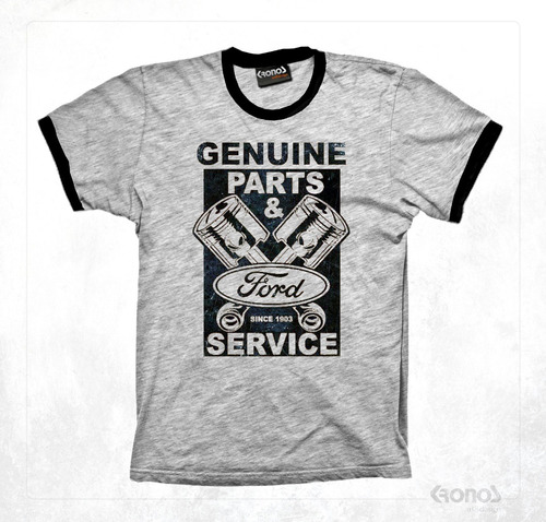 Remera Retro Vintage Ford Service & Parts  Vintage