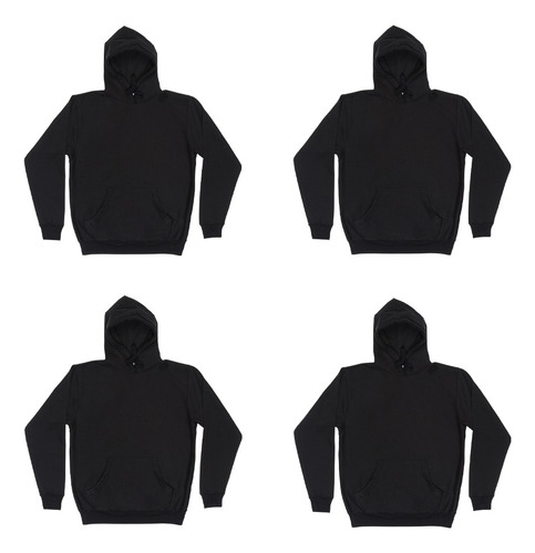 Pack X 10 Hoodie Buzo Liso Algodón 100% Empresas 