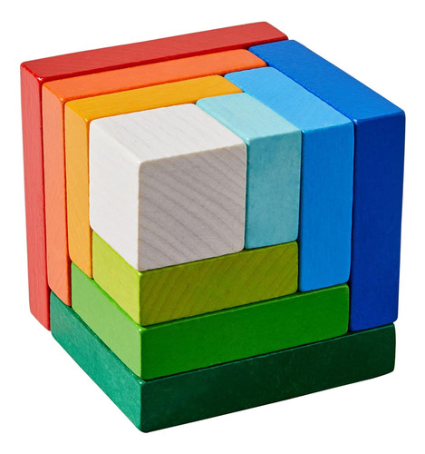 Haba Rainbow Cube - Juego De Organización En 3d (fabricado E