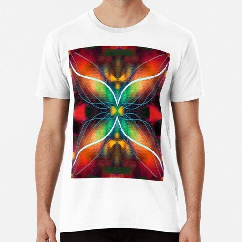 Remera Arte Abstracto Cálido Y Psicodélico, Diseño De Arte A