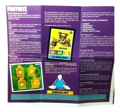 Cartas Fortnite Edicion Limitada C/30 Trading Campo Batalla