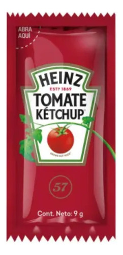 Sobres De Salsa Catsup Heinz 200 Sobres De 9 G