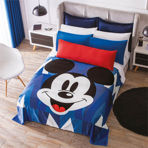 Cobertor Ligero Ultrasuave Mickey Glam Mat/ind Concord