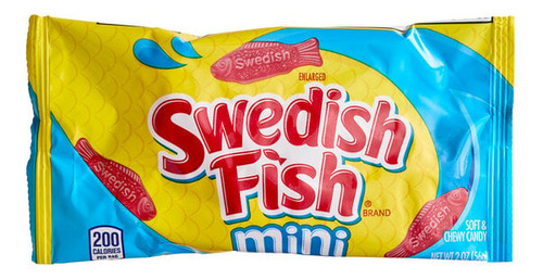 Gomitas Americanas Swedish Fish Mayoreo 56grs 24pack