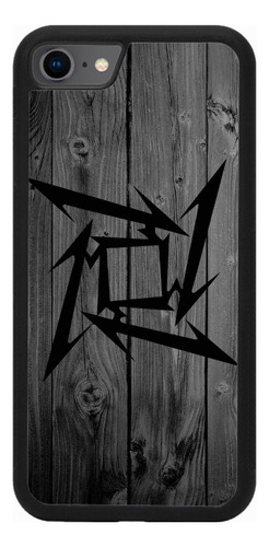 Funda Protector Para Iphone Metallica Banda Logo Escudo Iphone Otro