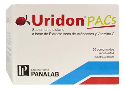 Uridon Pacs Suplemento Dietario Arandanos Vitamina C X 60