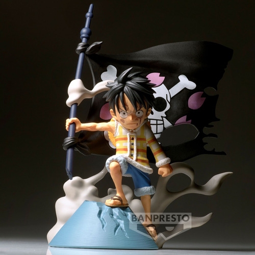 Banpresto One Piece Log Stories Luffy Statuette 4