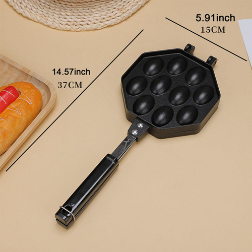 10 Buracos Takoyaki Pan Baking Pane