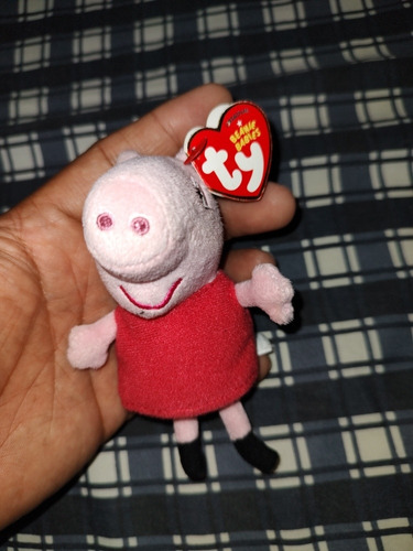 Peluche Llavero Pepa Pig Original Ty Plush Keychain 