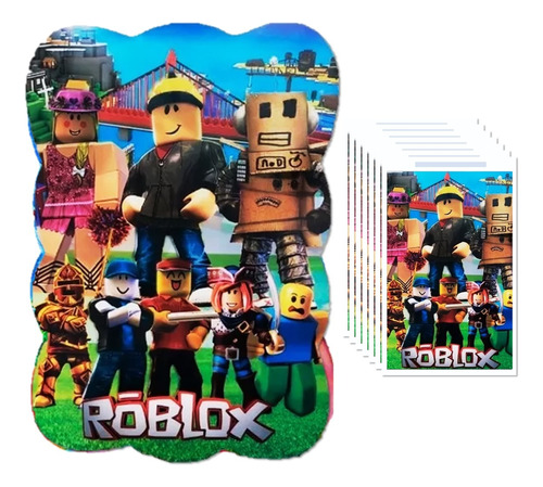 Piñata Roblox Para Juguete + Bolsa Sorpresa Fiesta Cumpleaño