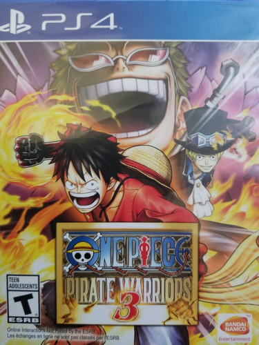 One Piece Pirate Warriors 3 Ps4