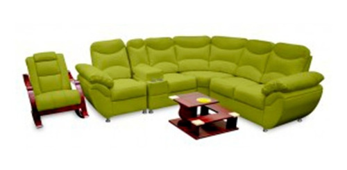 Juego De Sala En L Modelo Deluxe. Varios Colores.
