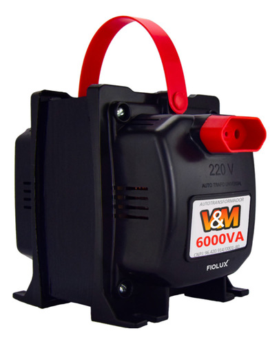 Transformador V&m 6000va Bivolt 110/220 E 220/110 Ref 6000