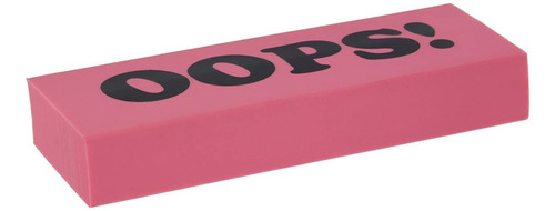 Ram-pro Tamaño Grande Jumbo Rosa Borrador Oops Print Goma Su