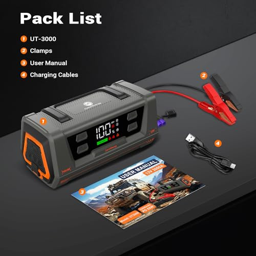 Camelenergy 3000a Jump Starter 32000mah Para Todos Los