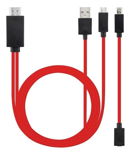 Adaptador Cable 5 Pines Y 11 Pines Micro Usb Hdmi 1080p Hd T