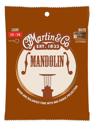 Martin Cuerdas De Mandolina (m470)