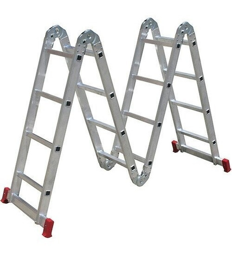 Escada Articulada Aluminio 13 Em 1 (4x4) 16 Degraus Botafogo