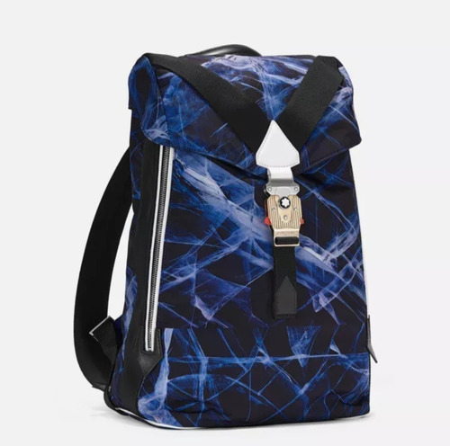 Mochila Montblanc Meisterstück Selection Glacier Azul Liso