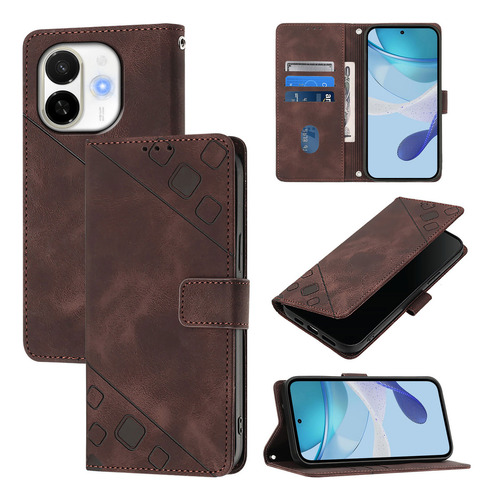 Funda Tipo Cartera Con Tapa Para Tecno Spark 30c 5g-tecno Po