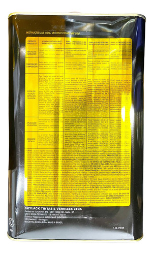 Verniz Automotivo Pu Sk212 2x1 Hs 7,5lt C/ Cat. 12x Sem Juro