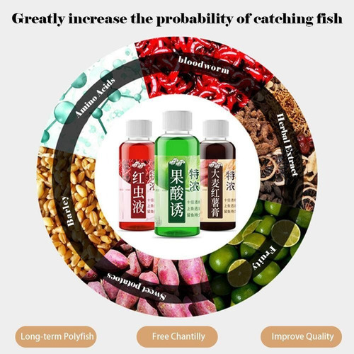 Acessórios De Pesca Que Atraem Aditivos Para Iscas De Peixe