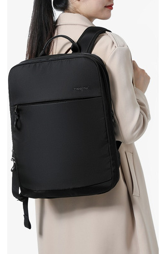 Mochila Tigernu Ejecutiva Para Notebook Negro T-b9013