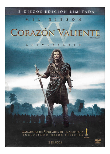 Corazón Valiente Xv Aniversario 2 Dvds Edición Limitada