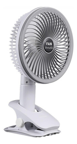 Mini Ventilador Portatil Justable Muntifuncional Recargable Color De La Estructura Blanco