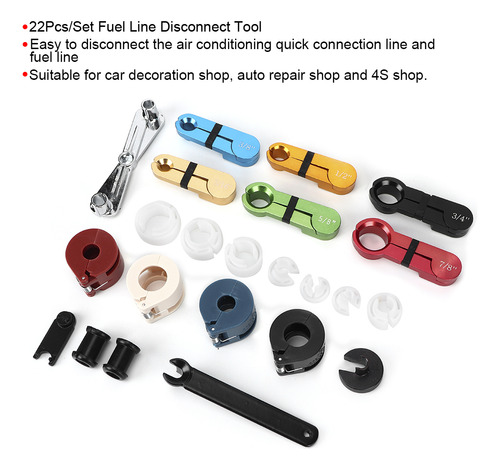 Manguera De Aire Acondicionado Para Automóvil, 22 Piezas/jue