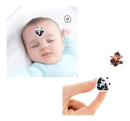 Medidor De Fiebre Niños Bebes Sticker De Temperatura Parche