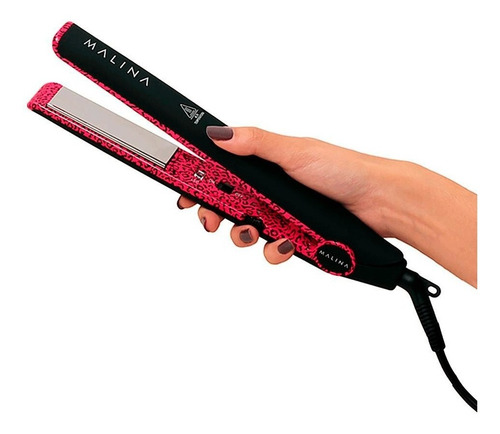Imagem 5 de 6 de Chapinha / Prancha Malina Elite Pink Leopard Bivolt