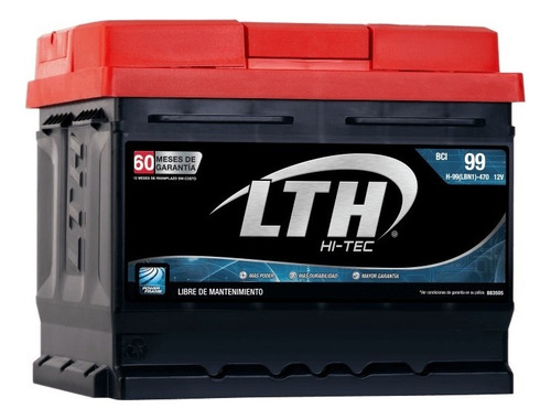 Bateria Lth Hi-tec Renault Kwid 2021 - H-99-470