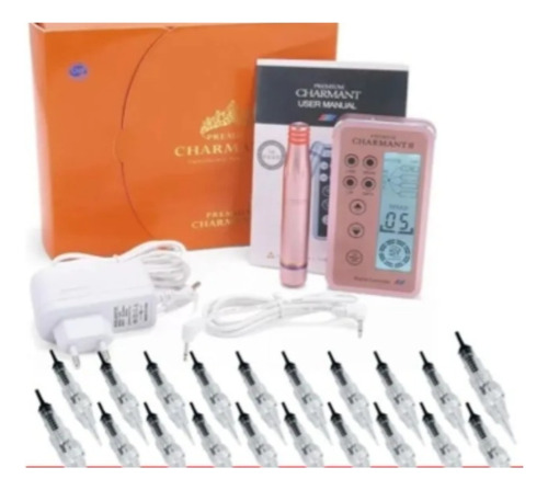 Dermógrafo Charmant 2 Rose + 10 Agulhas De Brinde Promoção 