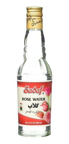 Sadaf Agua De Rosas Para Cocinar 10 Onzas Agua De Rosas De