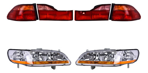 Faros + Calaveras Depo Honda Accord Del 1998 Al 2000