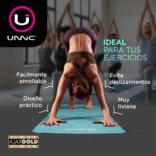 Imagen 5 de 7 de Yoga Mat Colchoneta Pilates Fitness Gym 6mm Pvc + Bolso