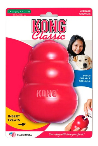 Juguete Para Perro Kong Classic Xx-large -caucho Natural-