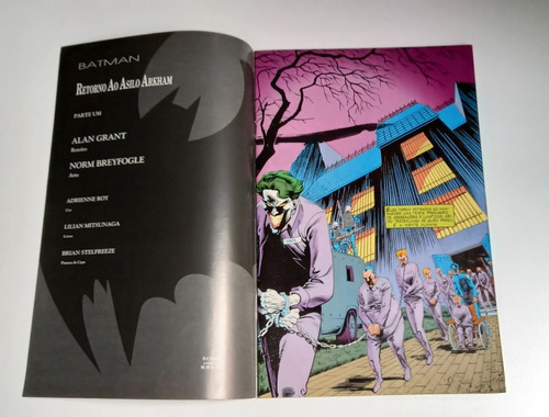 Batman Retorno Ao Asilo Arkham 1 E 2 Completa Ed. Abril 1994 (Usado)