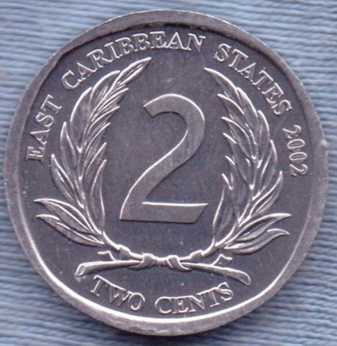Estados Caribeños Del Este Britanicos 2 Cents 2002 *