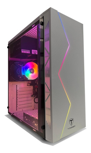 Pc Cpu Gamer Branco Intel I5 8gb Hd 1tb Wifi Nfe Brinde