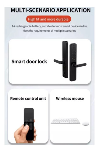 Carga Rápida Te Aaa Batería Recargable Usb C