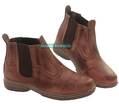 Bota Infantil Vaqueiro Solado Conforto Couro Legítimo Oferta | Mercado Livre