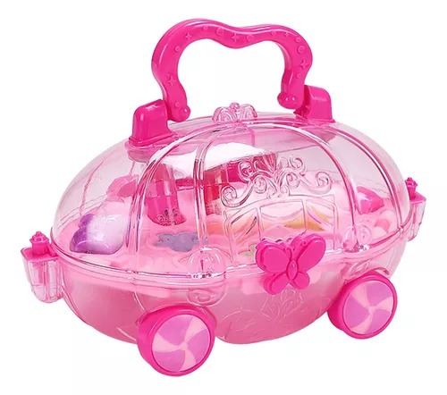 Compre Crianças maquiagem brinquedos kit para menina lavável cosméticos  brinquedos conjunto fingir jogo princesa sombra blush batom maquiagem bolsa  conjunto