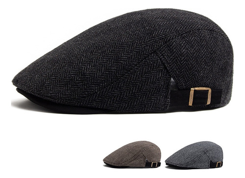 Sombrero De Algodón De Espiga Hombre Boina Primavera Otoño