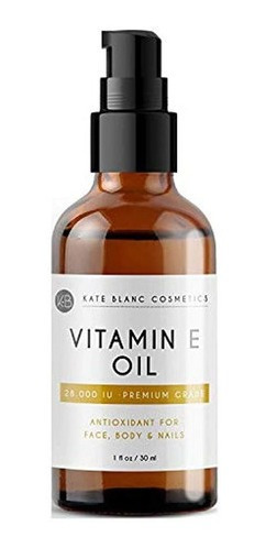 Vitamin E Oil Por Kate Blanc. Hidrata La Cara Y La Piel. 100
