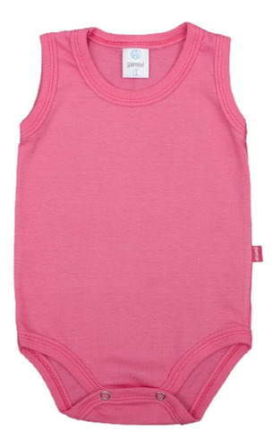 Pack 3 Body Musculosa Gamise 100% Algodon Liso Bebe Nena