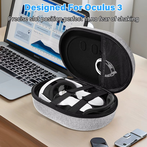 Estuche Case Portatil Rigido Para Oculus Meta Quest 3