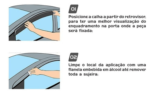 Imagem 4 de 6 de Calha De Chuva D-20 D20 D 20 Moderna - 2p Todos